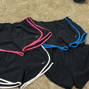 4 pairs of Nike Shorts for $15. Small and Medium